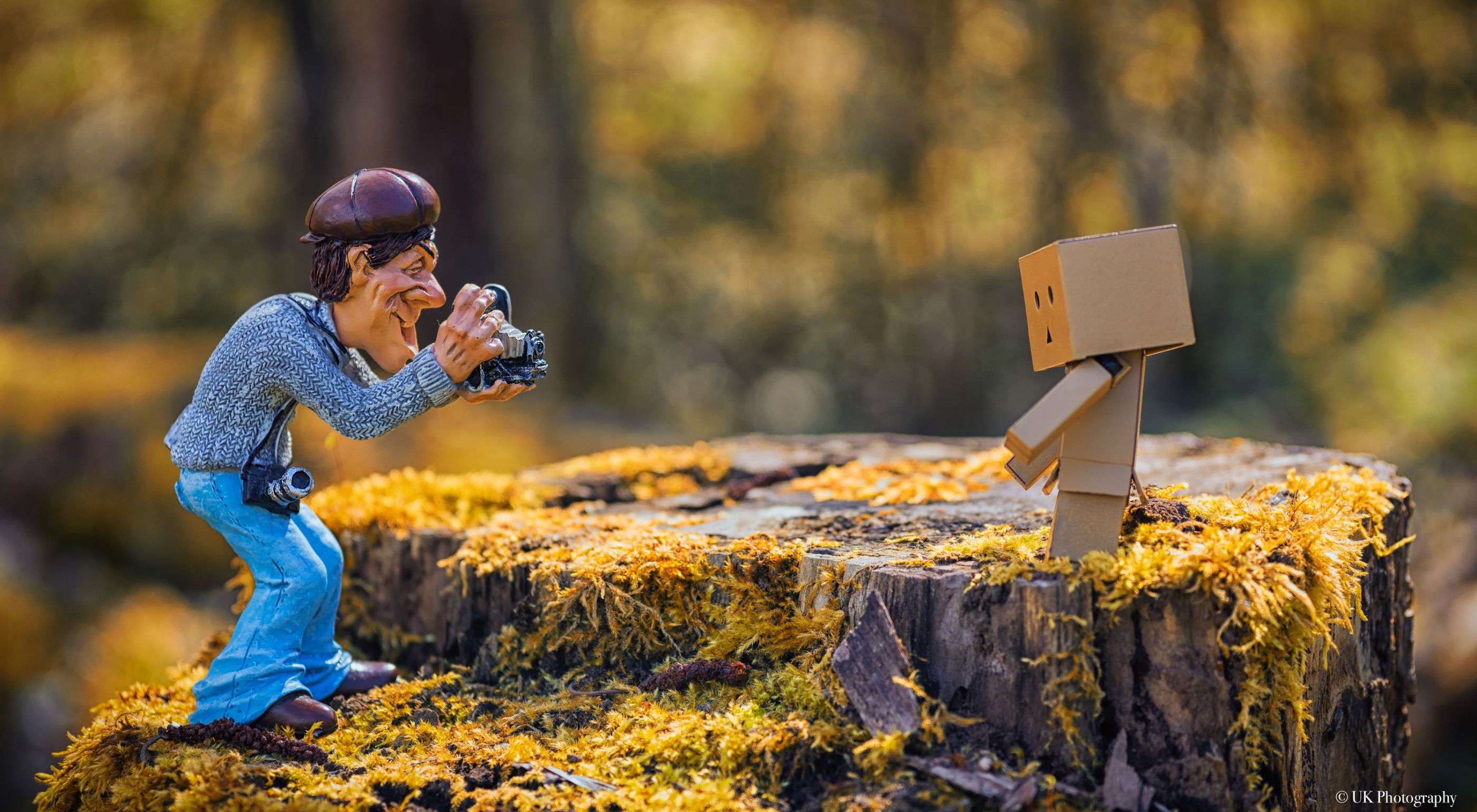 Fotoshooting im Wald mit Carlo & Danbo